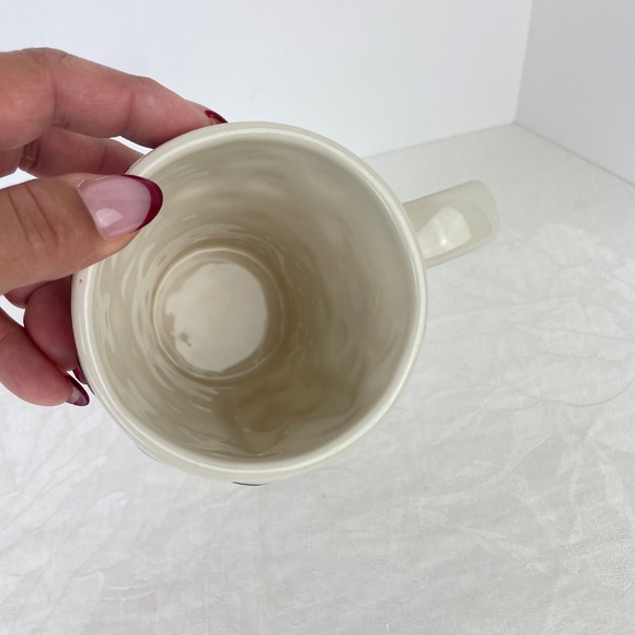 Heartful Home by Tracy Pesche Ceramic Mug Black Polka Dot Red Heart - Picture 2 of 5